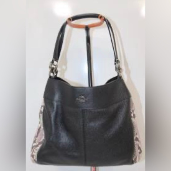 AUTHENTIC COACH LEXY W/ SNAKE EMBOSSED - Picture 6 of 14